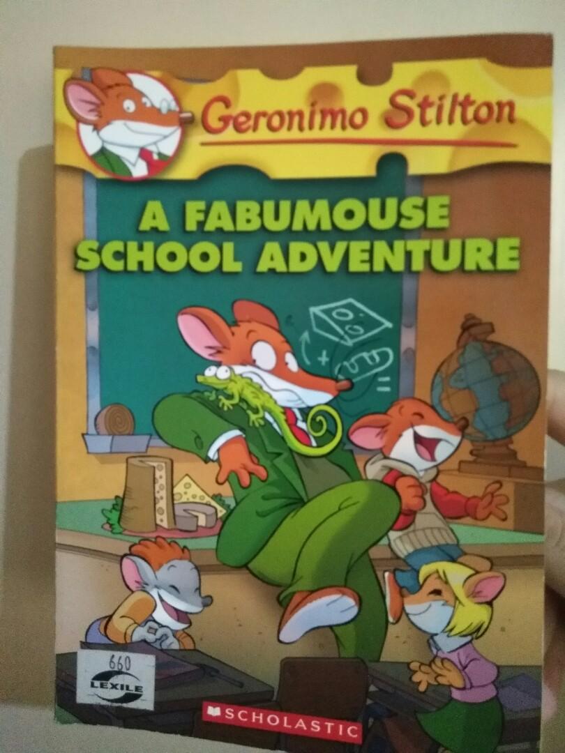 Geronimo Stilton A Fabumouse School Adventure, Hobbies & Toys, Books