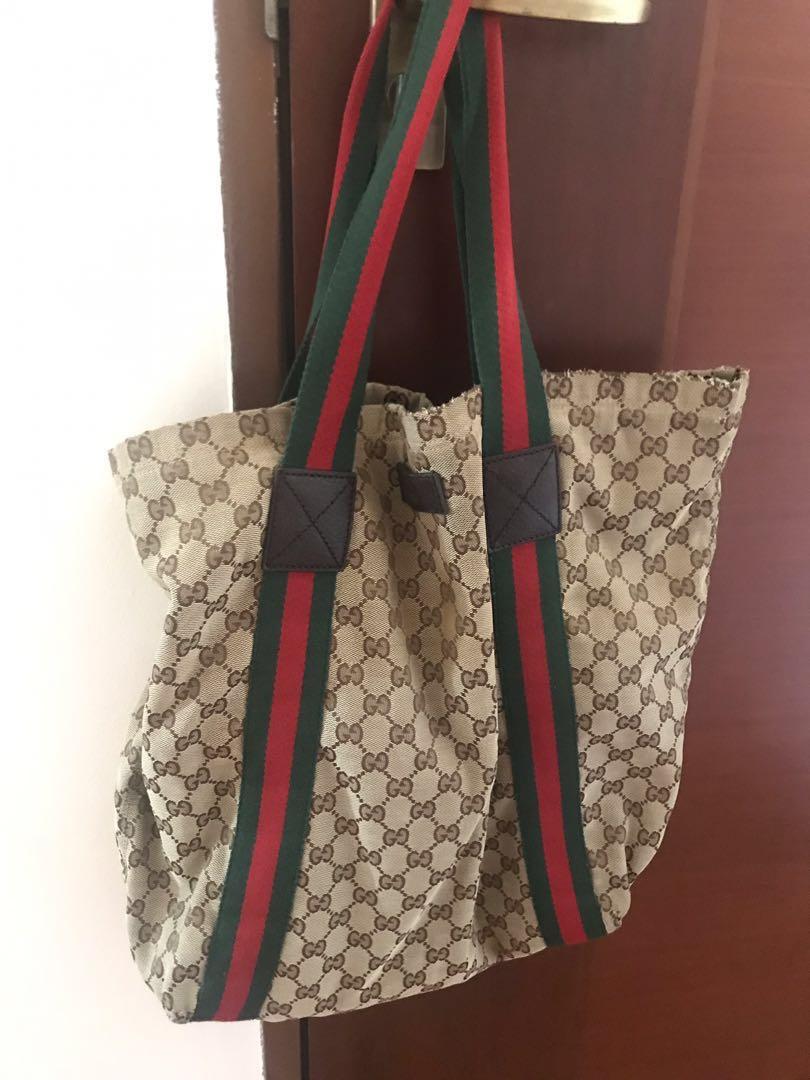 gucci cloth tote
