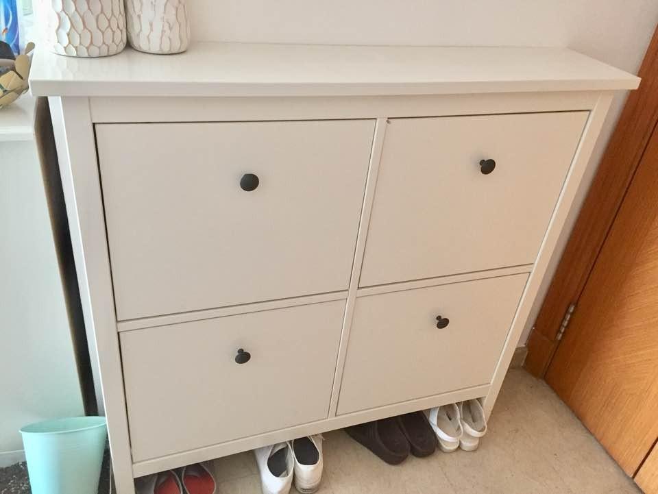 Ikea Hemnes Shoe Cabinet Furniture Shelves Drawers On Carousell