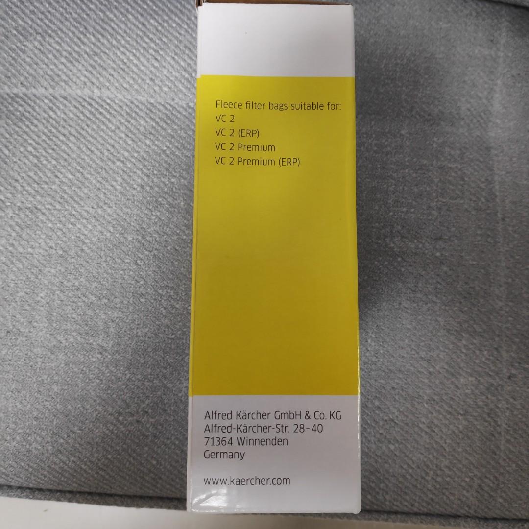 Karcher VC2 VC 2 vacuum cleaner fleece filter bags, TV & Home
