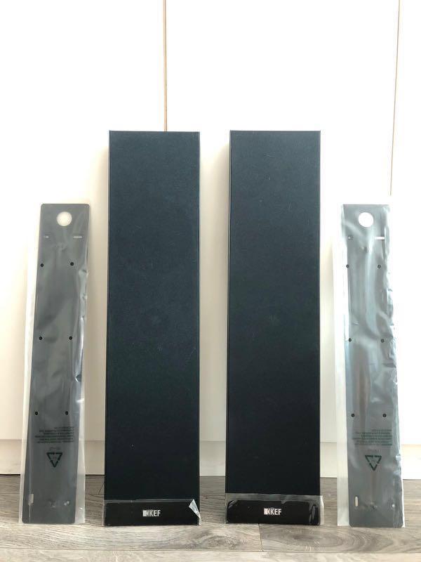 KEF T301 Ultra Slim OnWall Satellite Speaker System Kube 12 Subwoofer