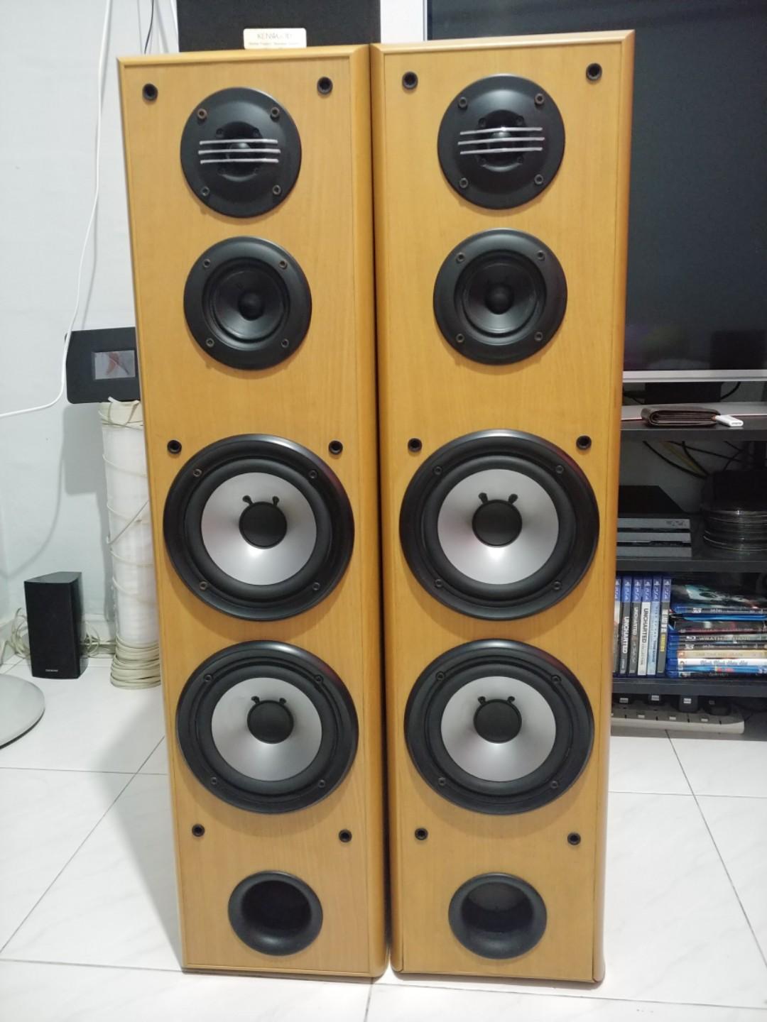 Kenwood surround speaker set with active subwoofer, Audio, Soundbars