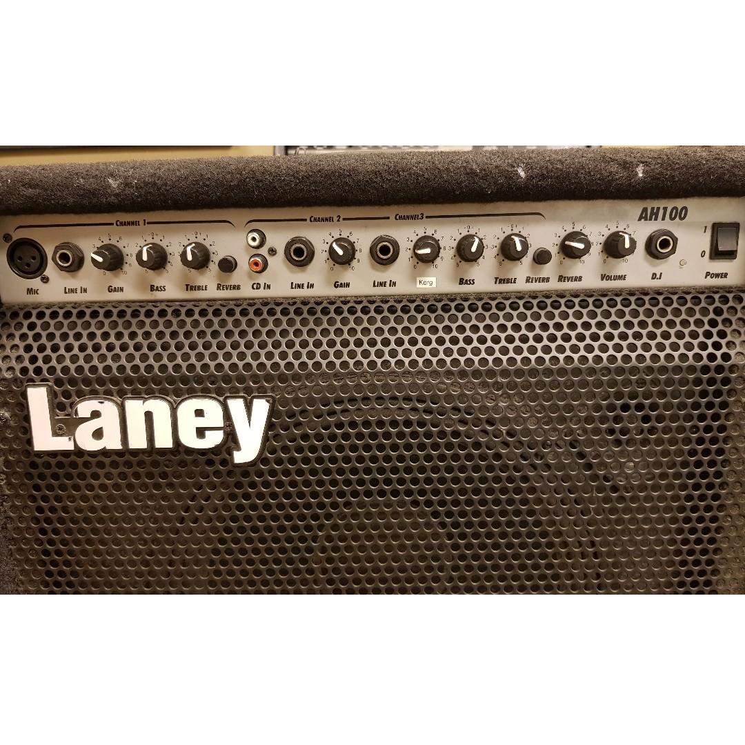 Laney AH100 3 Channel Acoustic Guitar Amplifier, Hobbies & Toys, Music