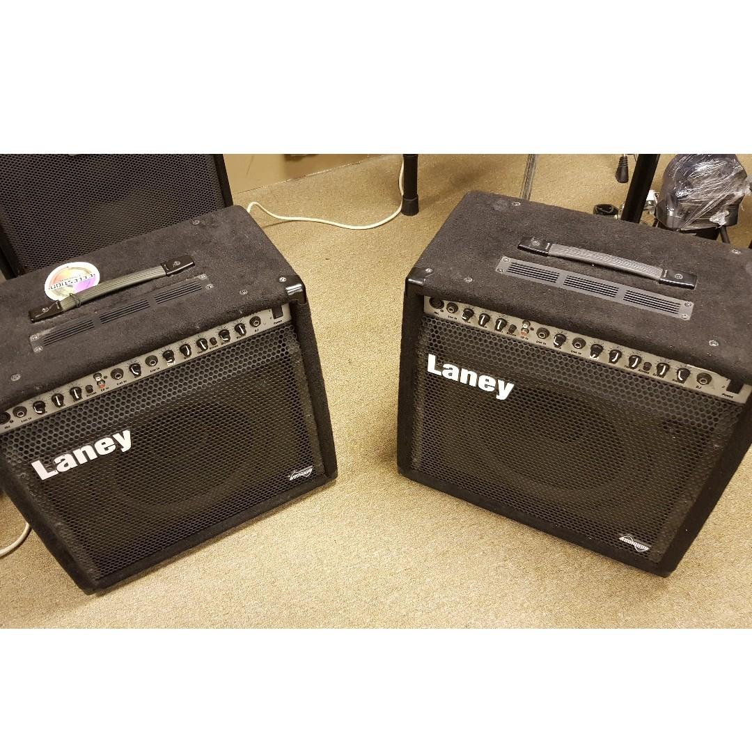Laney AH100 3 Channel Acoustic Guitar Amplifier, Hobbies & Toys, Music
