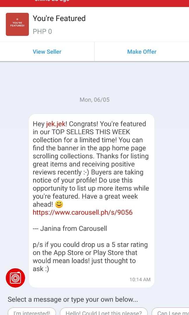 Legit On Carousell