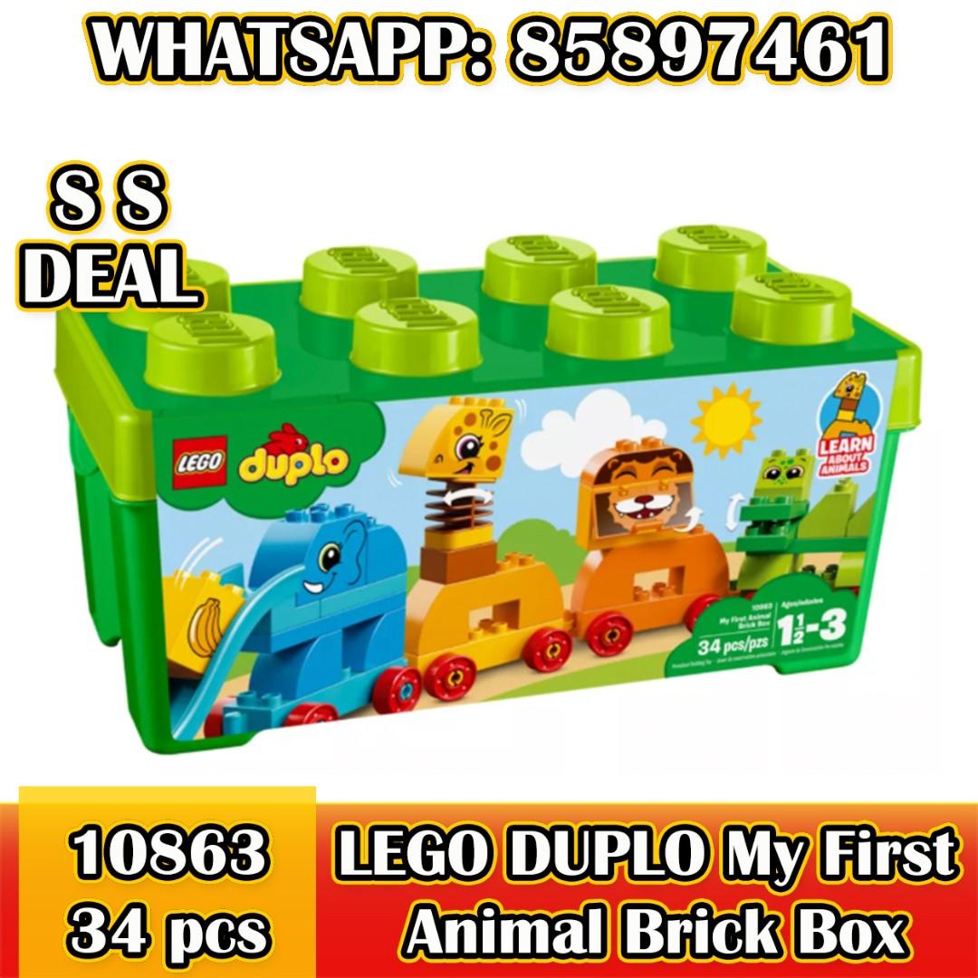 lego duplo 10863 my first animal brick box