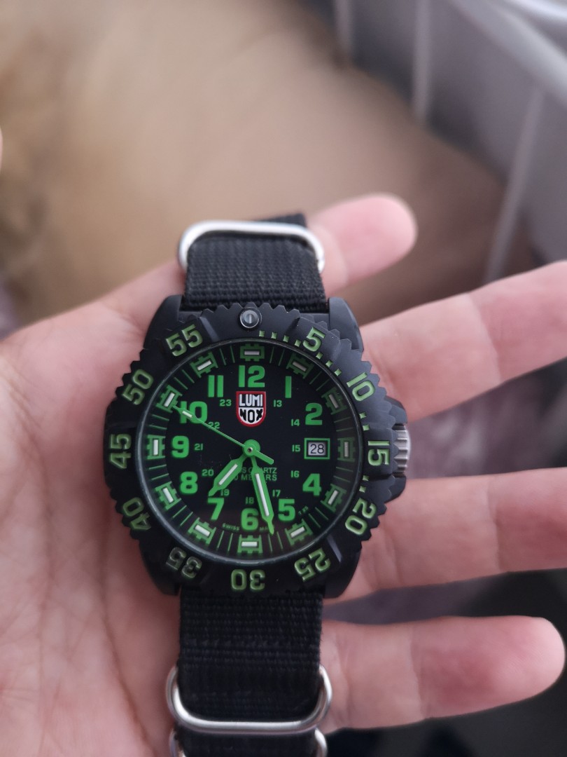 luminox colormark green