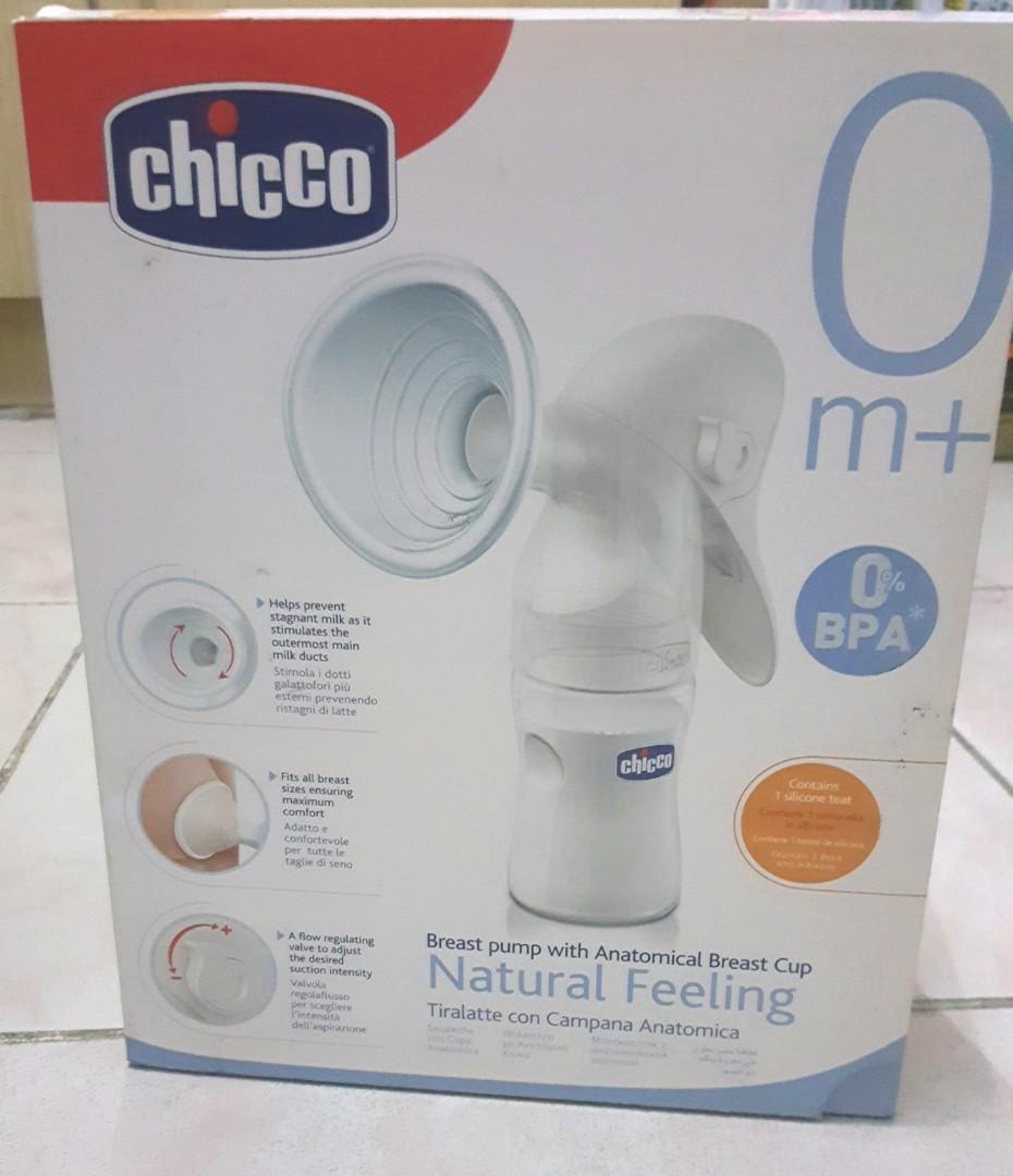 Manual Breast Pump Chicco Babies Kids Nursing Feeding On