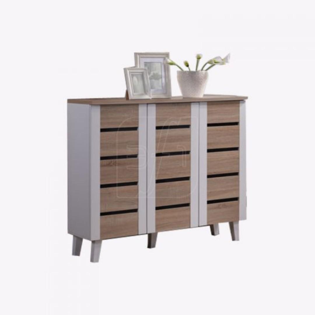 Milo Shoe Cabinet 3 Tier Furniture Shelves Drawers On Carousell