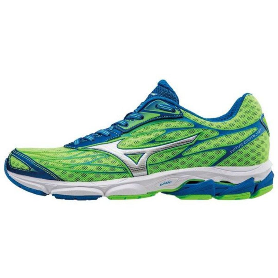 mizuno running mens green