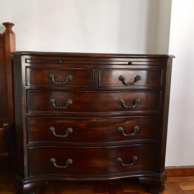Moving Out Sale Rare 19th Century Antique Mahogany Chest Of