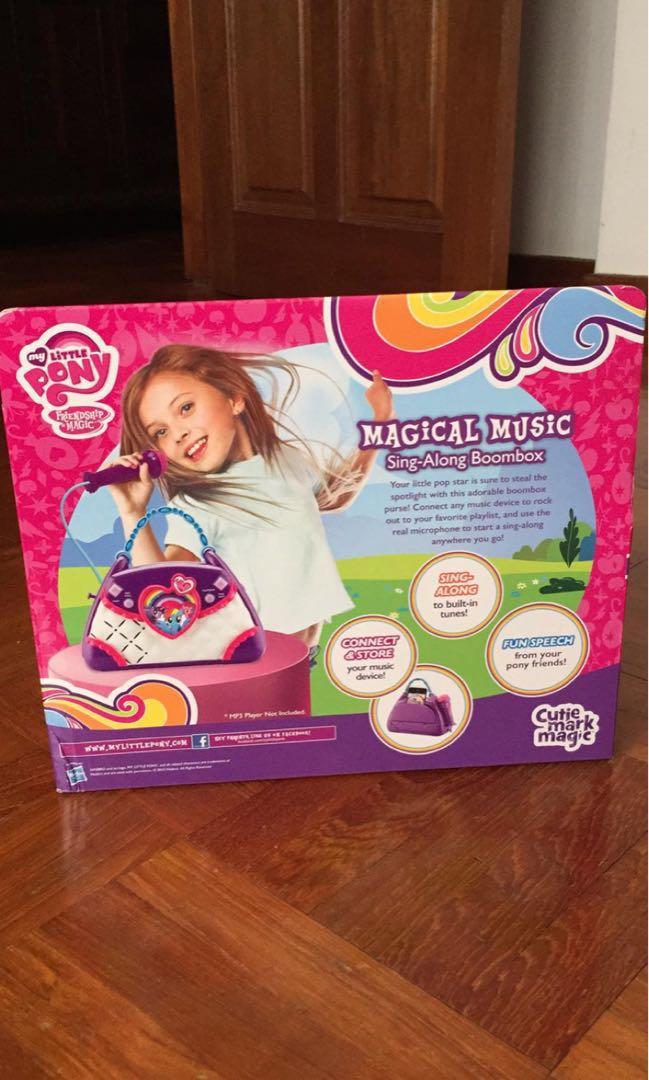 My little pony magical music sing along boombox online