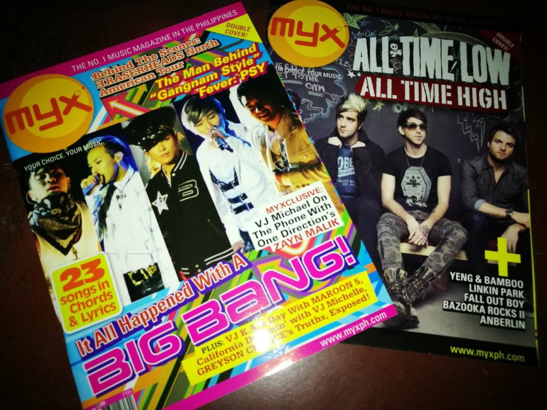 Myx Double Covers Big Bang All Time Low Opm Special Caroujune Hobbies Toys Books Magazines Religion Books On Carousell