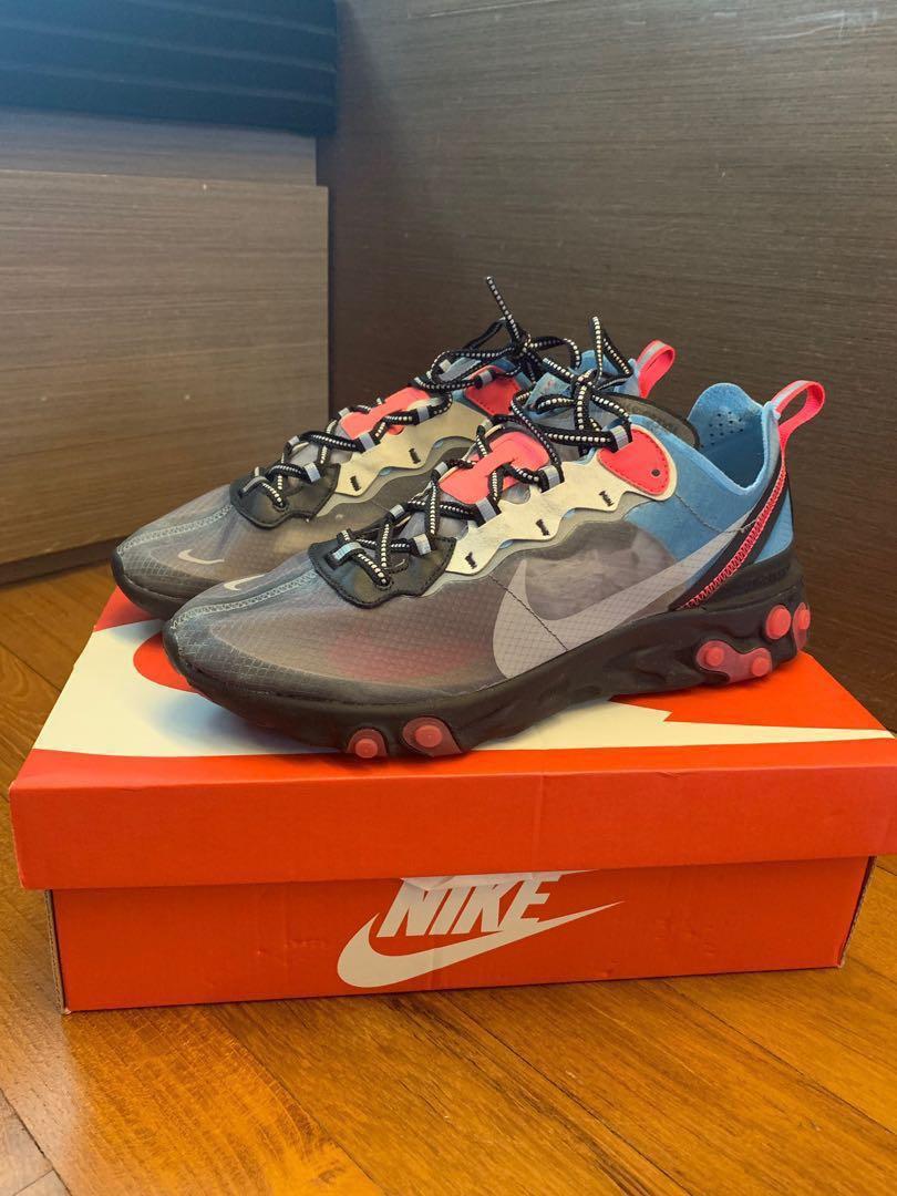 nike react element blue chill