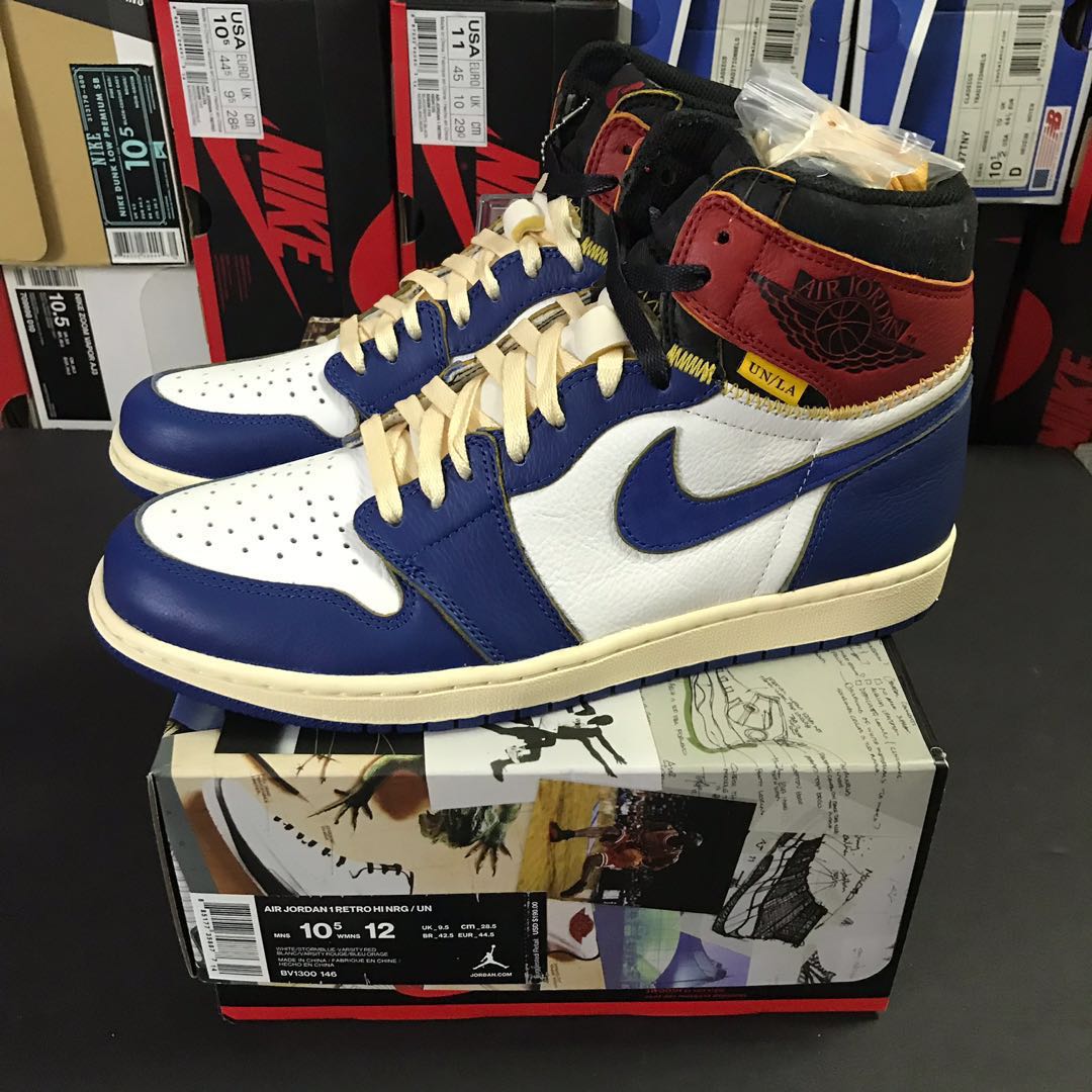 union jordan 1 blue toe