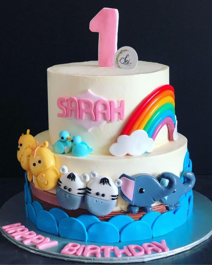 Gravity Defying Noah Ark - Decorated Cake by SweetLin - CakesDecor