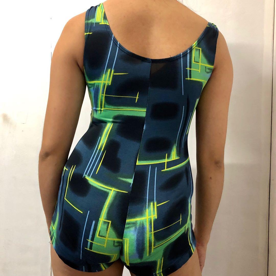 Neon Cut-Out Swimsuit