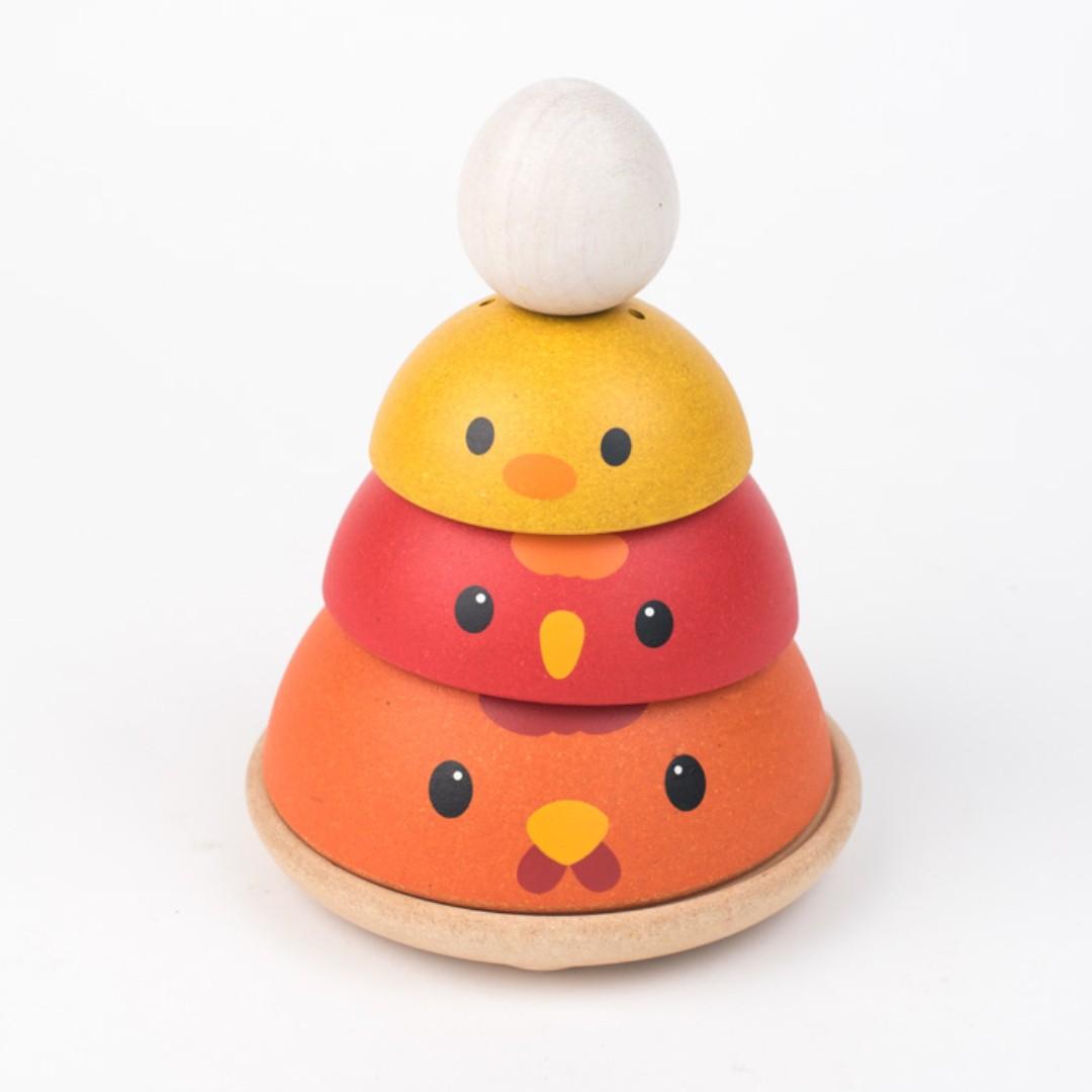 plan toys chicken nesting