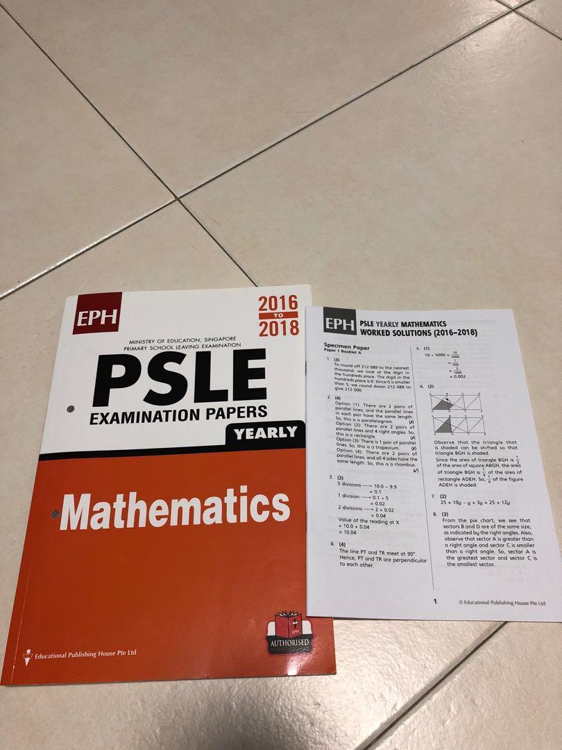 Get Wallpaper Psle Maths 2016 2018 With Answer Booklet Books Stationery Desktop Wallpaper Free