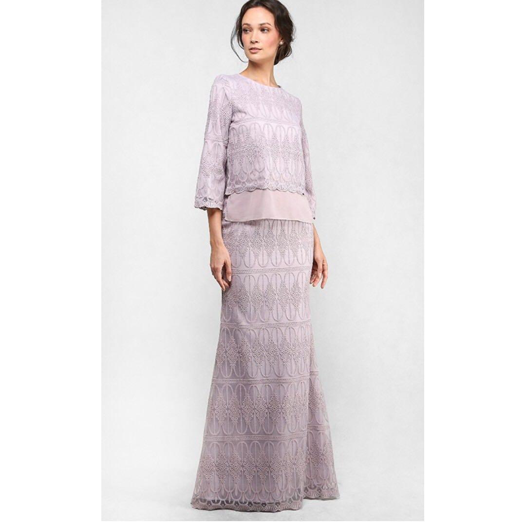 Paling Inspiratif Baju  Kurung  Kedah Moden Lace Kelly Lilmer