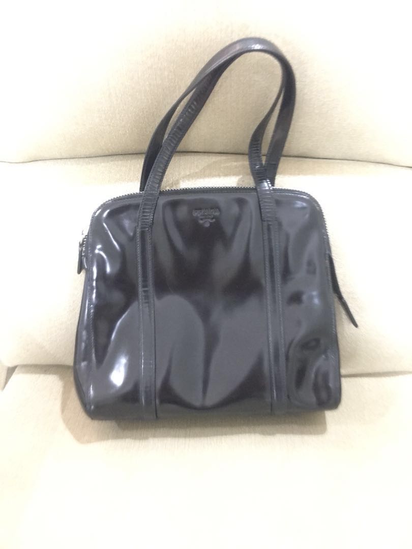 prada patent leather bag