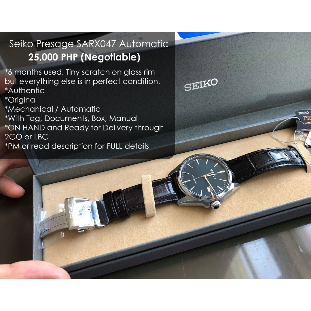 seiko automatic presage sarx047