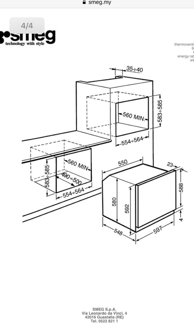 SMEG build in oven, TV & Home Appliances, Kitchen Appliances, Ovens