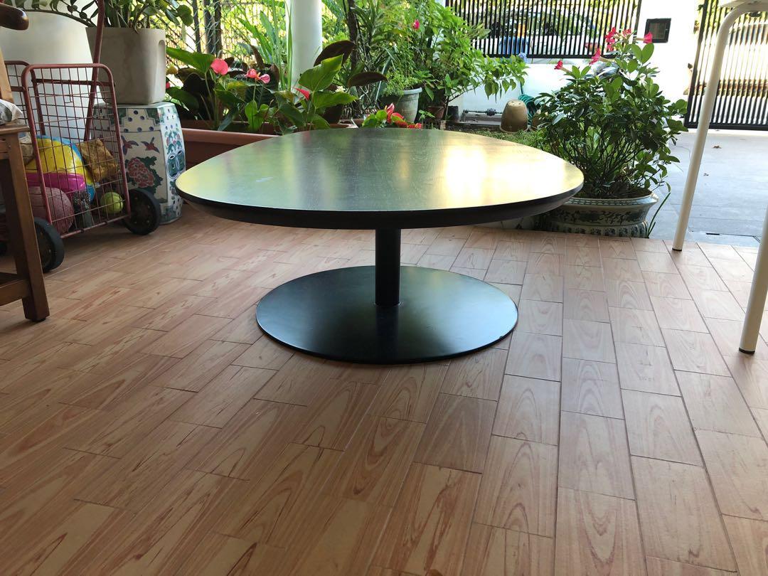 Solid Coffee Table from Lush (Category: Tables & Sets) located in Singapore. Submitted by weiweitg (Listing ID 219534394, Image 2). Description: Solid Coffee table from Lush. Somewhere scratches and chips at the corners which can be filed and varnished off Length around 120cm bigger side of the breath around 69cm..