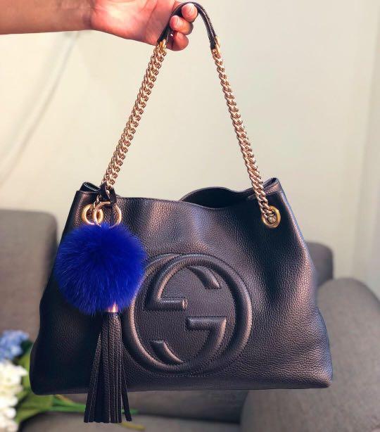 gucci soho tote black