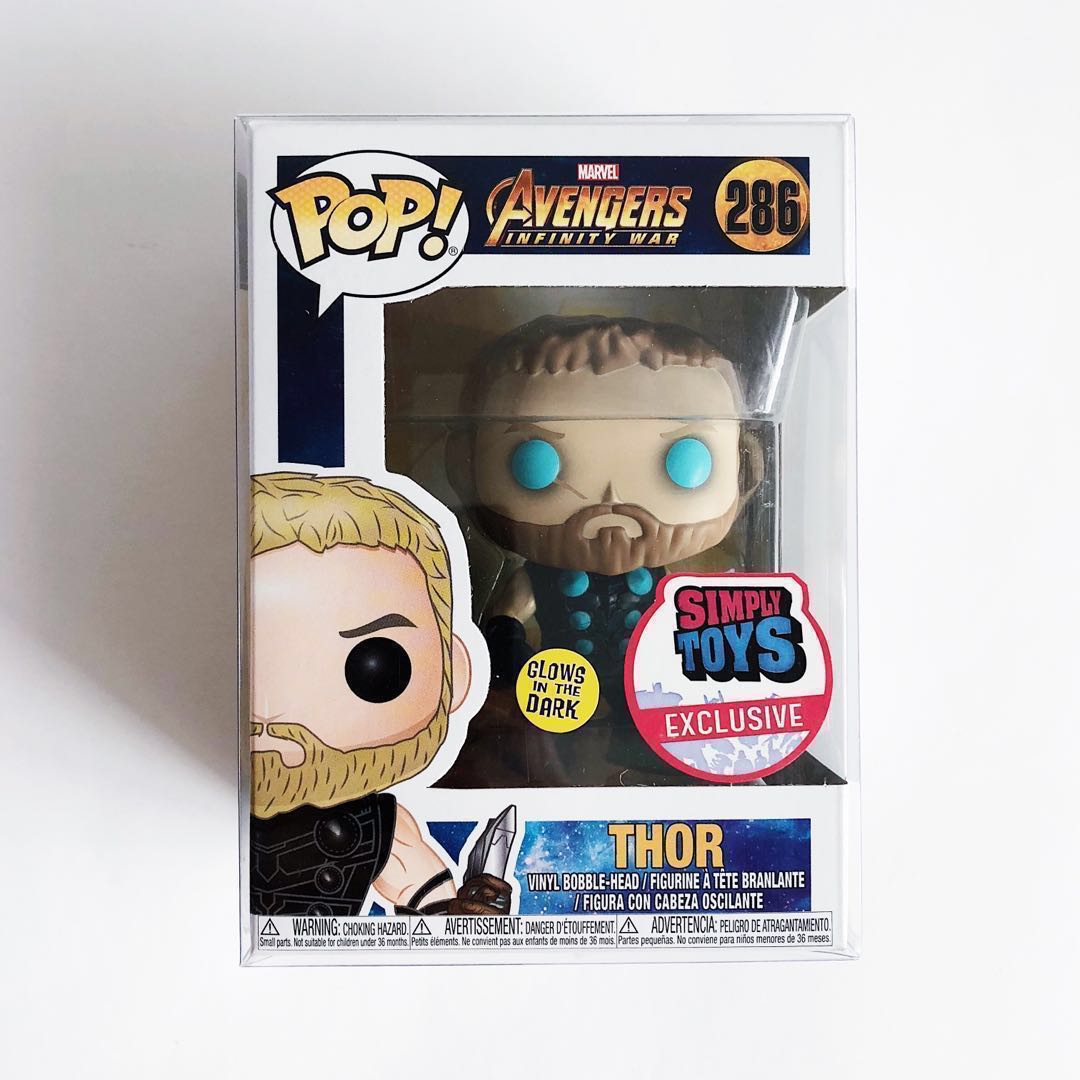 Thor Glow in the Dark 286 Funko Hobbies Toys Toys Games on