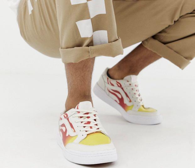 White flame clearance vans