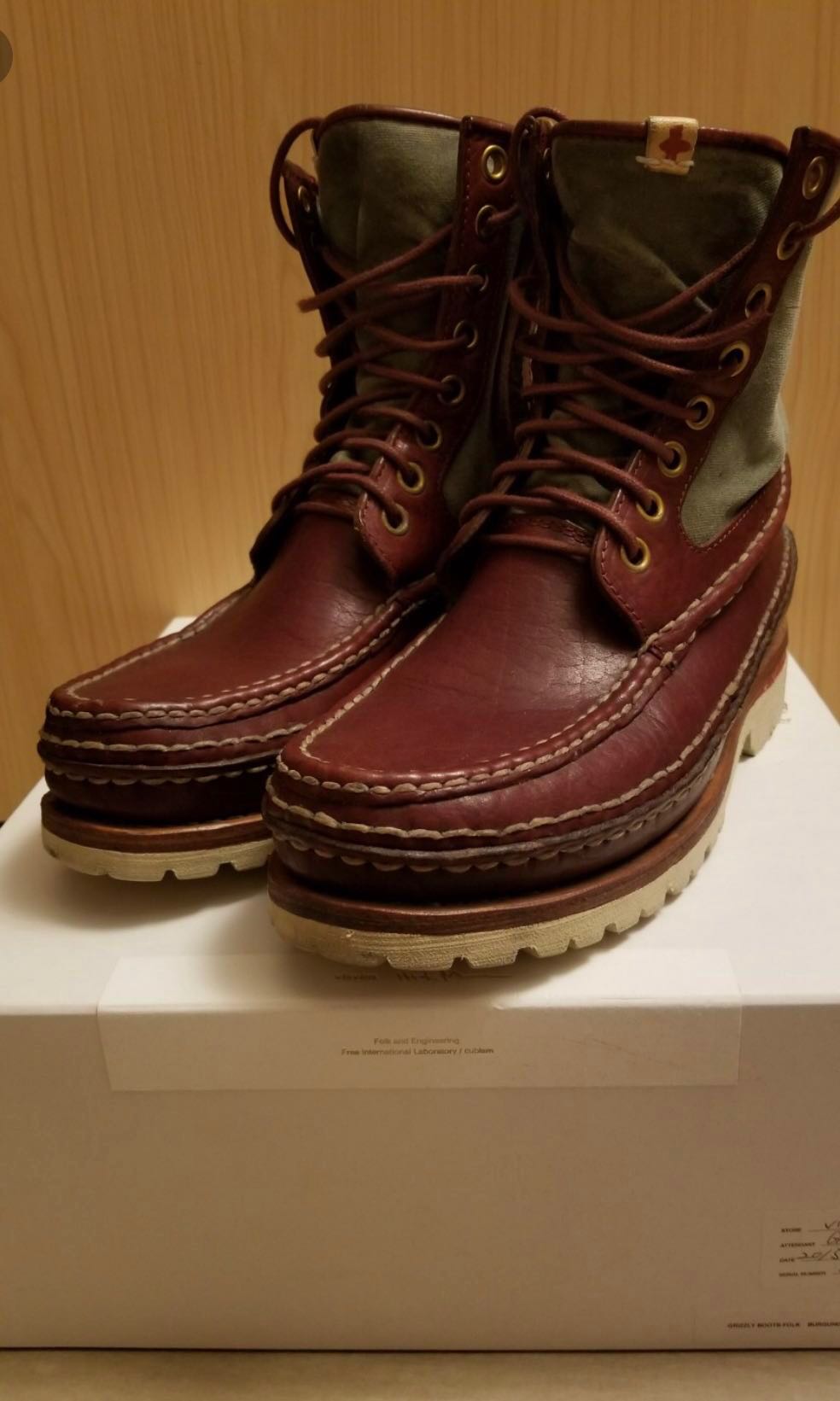 お値下げしました！visvim GRIZZLY BOOTS BROWN US 靴