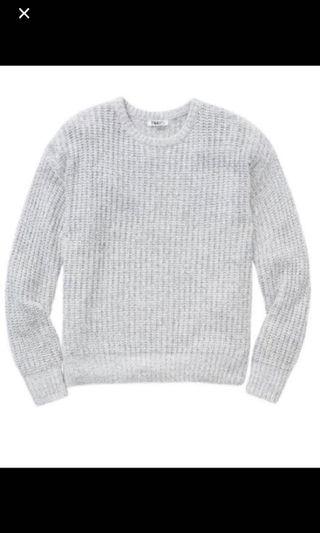 TNA light grey sweater