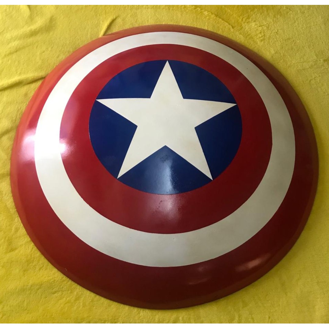 27 5 Inches Diameter Avengers Captain America Shield Fiber Glass Toys Games Toys On Carousell