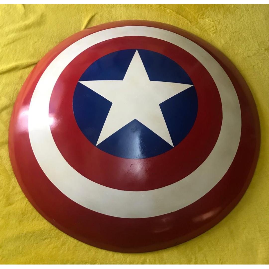27 5 Inches Diameter Avengers Captain America Shield Fiber Glass Toys Games Toys On Carousell