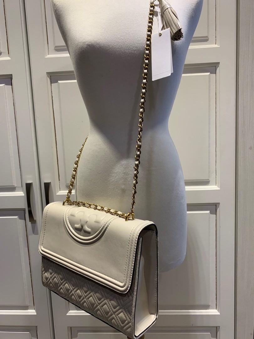 AUTHENTIC TORY BURCH FLEMING MEDIUM BIRCH