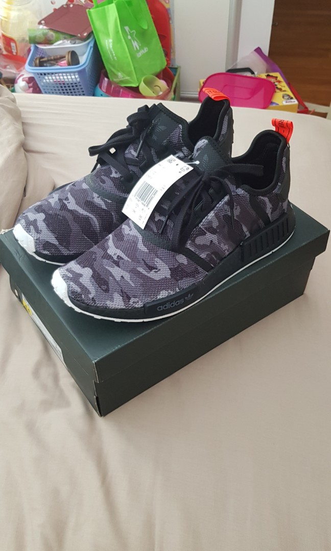 NO TRADES Adidas NMD R1 Black Camo NYC US11 Brand New Men s Fashion Footwear Sneakers on Carousell