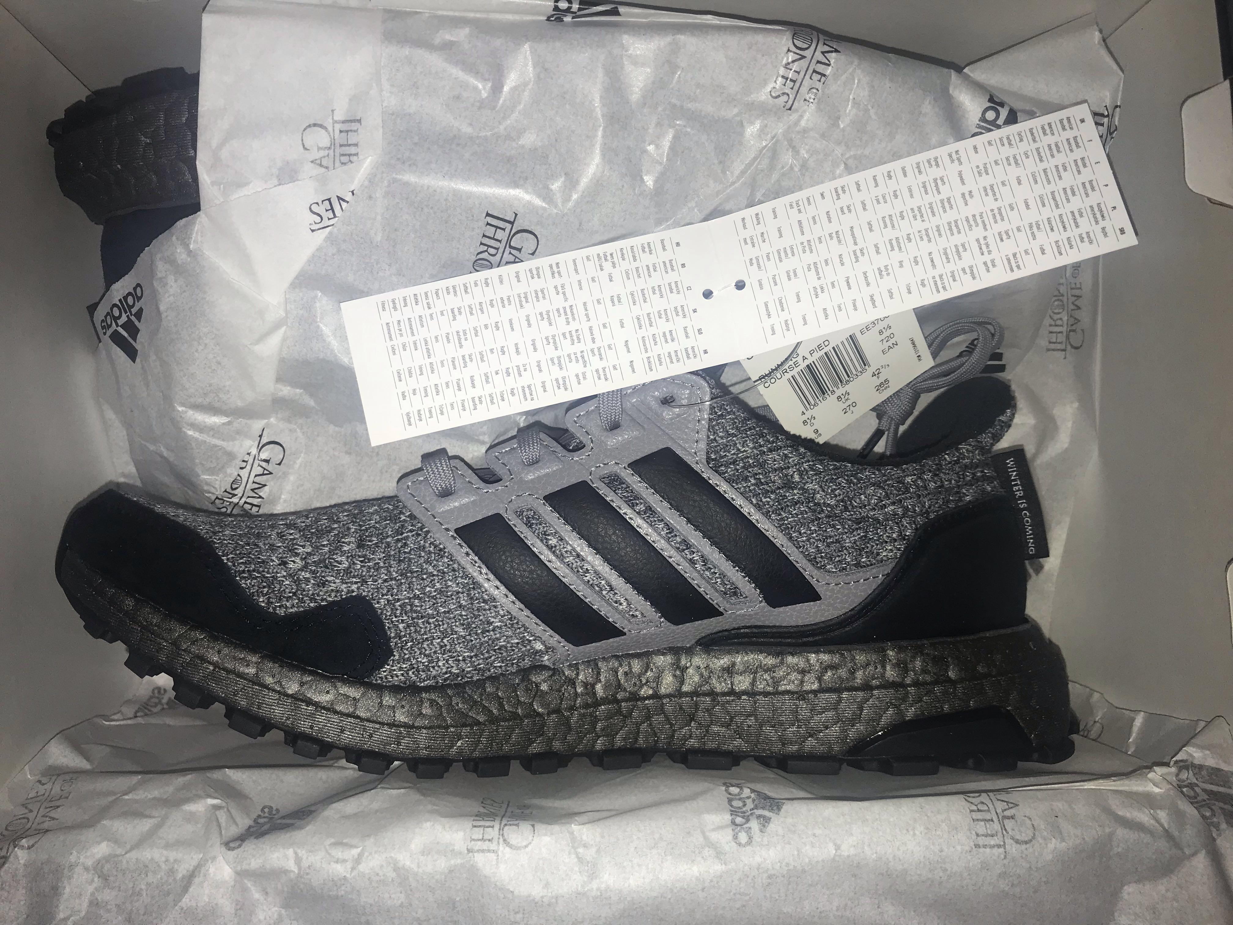 ultra boost game of thrones grey