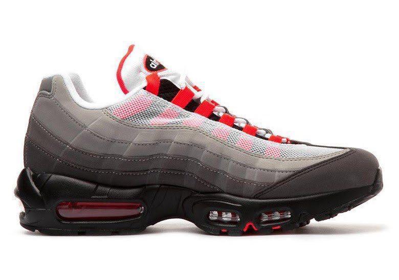 White black solar red air max 95 sale