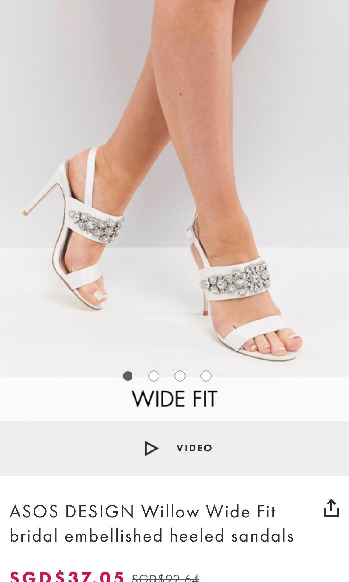 ASOS Bride White Heels Women s Fashion Footwear Heels on Carousell
