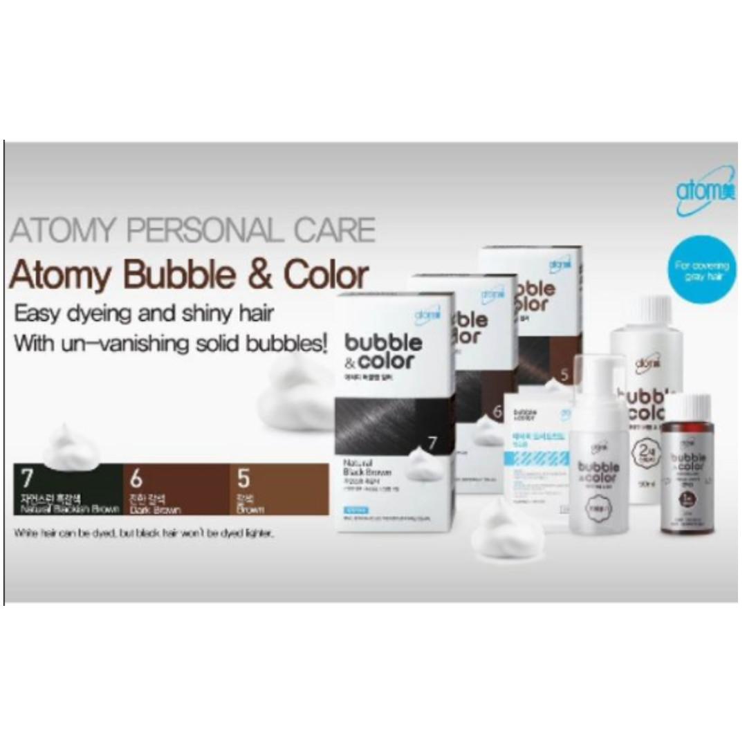 Atomy Korea Bubble & Color Hair, Beauty & Personal Care, Hair on Carousell