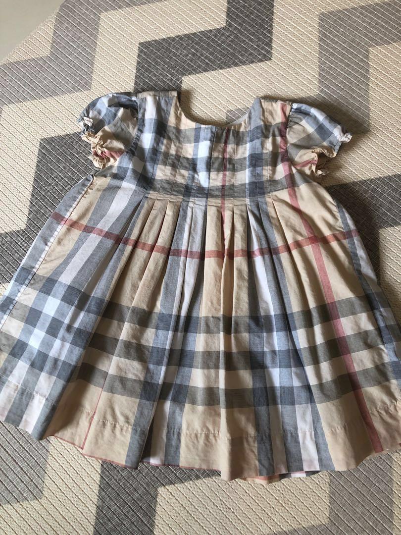 Authentic Burberry baby girl dress 18mth 86cm