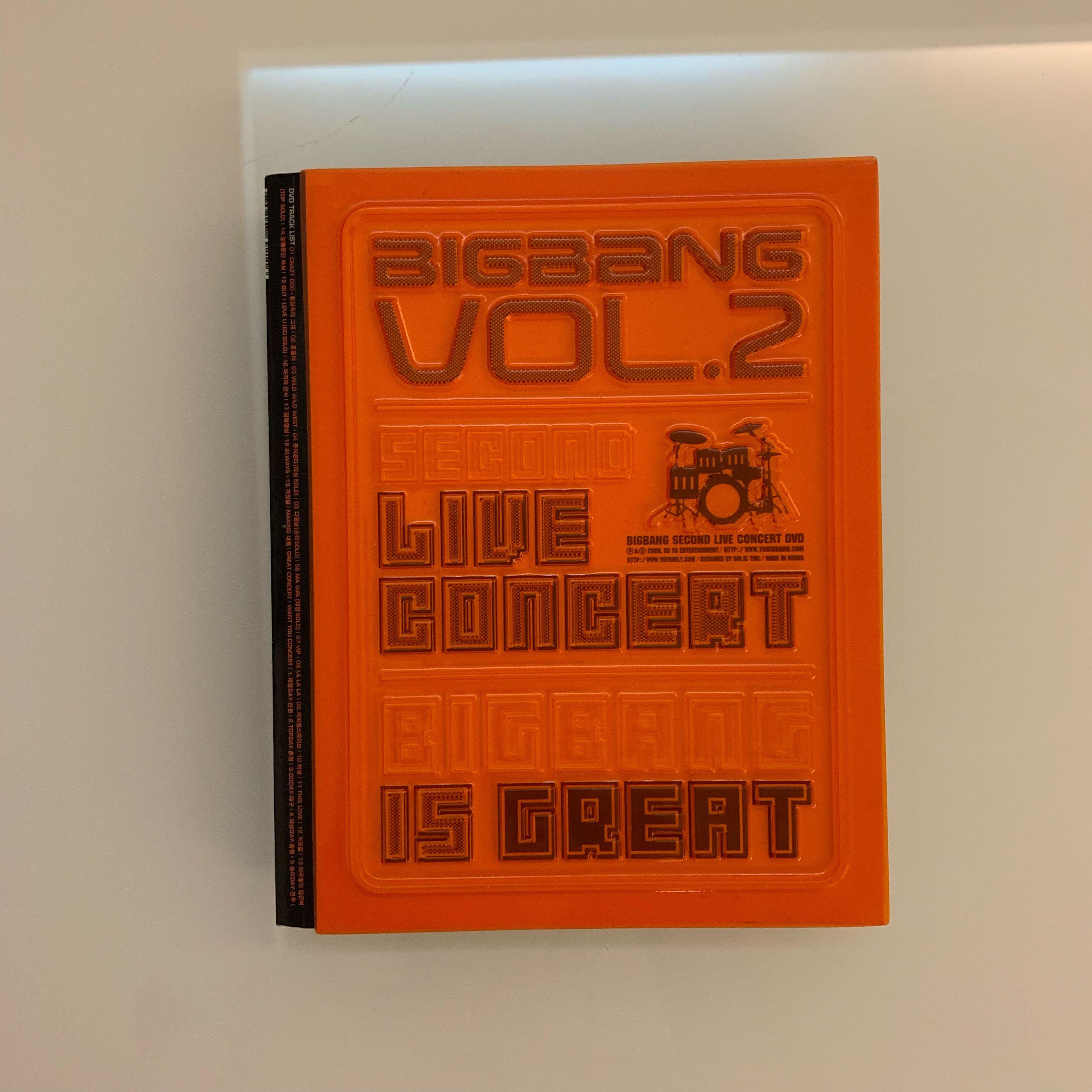 Big Bang 빅뱅: 2nd Live Concert DVD - Great, 興趣及遊戲, 收藏品及