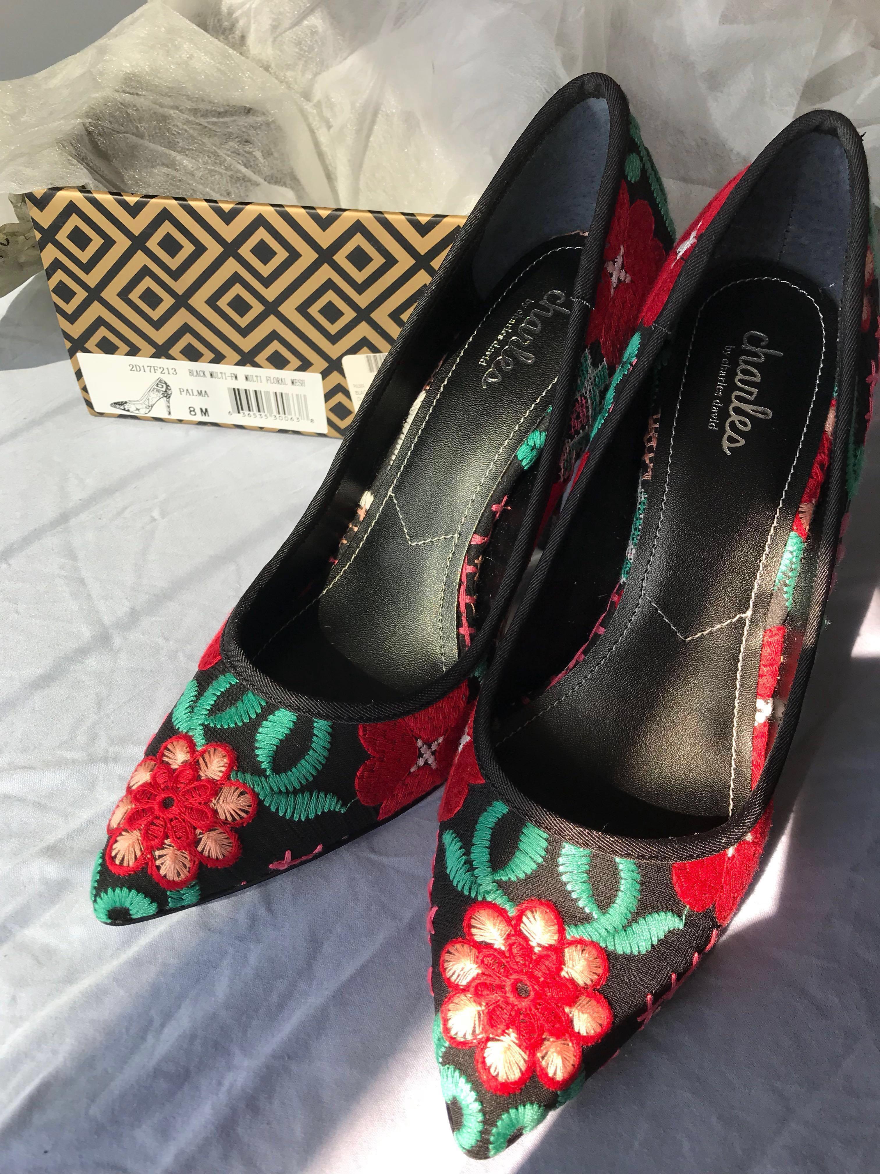 Charles david floral pumps shop