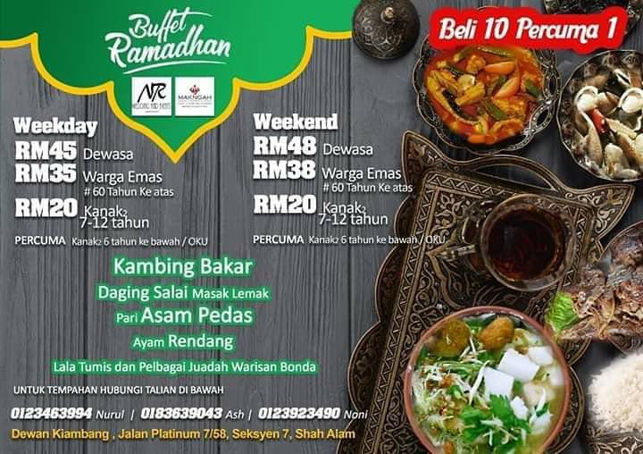 Buffet Ramadhan 2019 Food Drinks Spice Seasoning On Carousell
