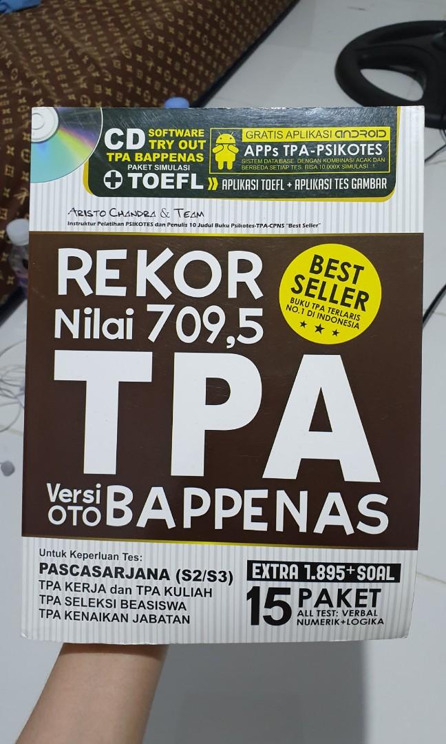 Buku Soal Tpa Versi Oto Bappenas Buat Tes Simak Ui Buku Alat Tulis Buku Pelajaran Di Carousell