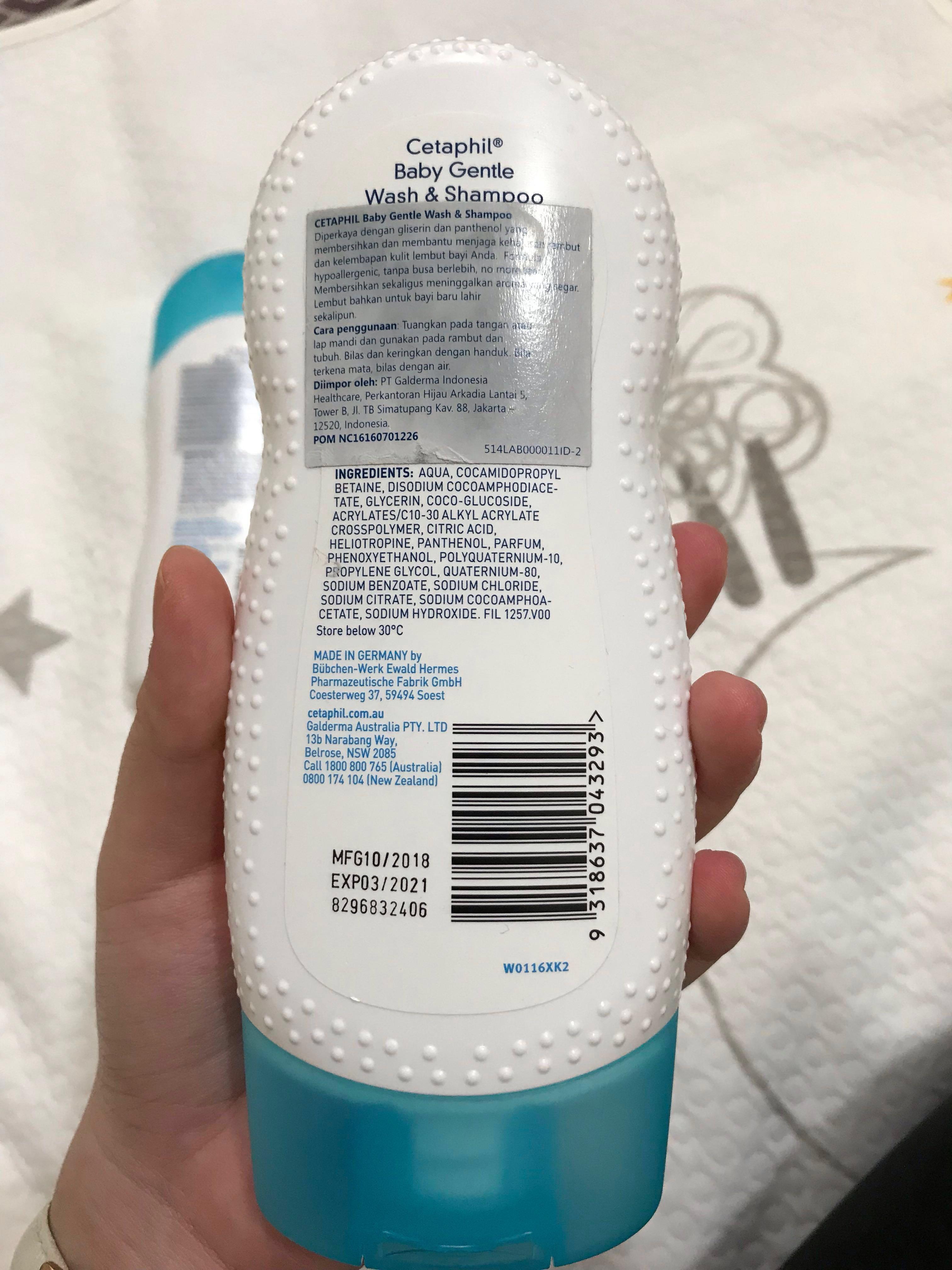 Cetaphil Baby Shampoo And Body Wash Sabun Dan Shampoo Bayi Bayi Anak Lainnya Di Carousell
