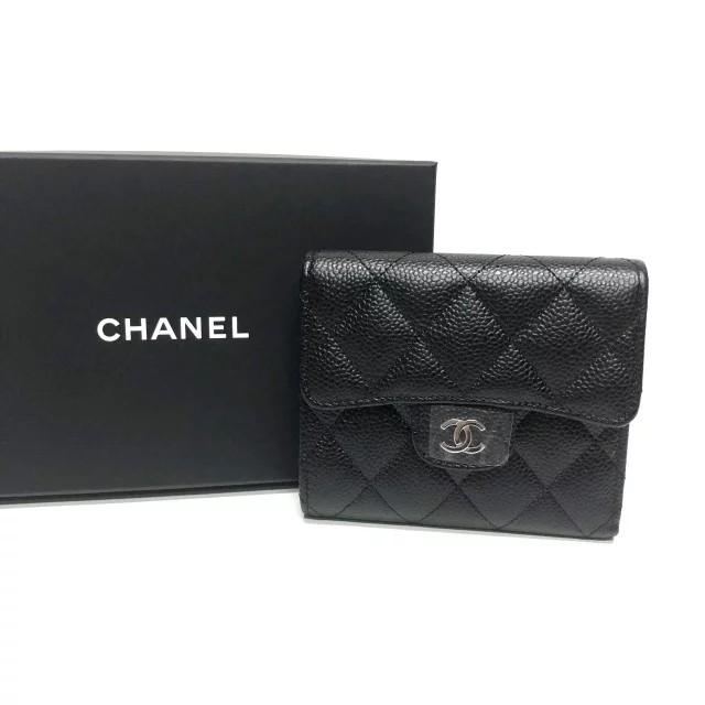 Chanel tri fold caviar wallet, Luxury, Bags & Wallets on Carousell
