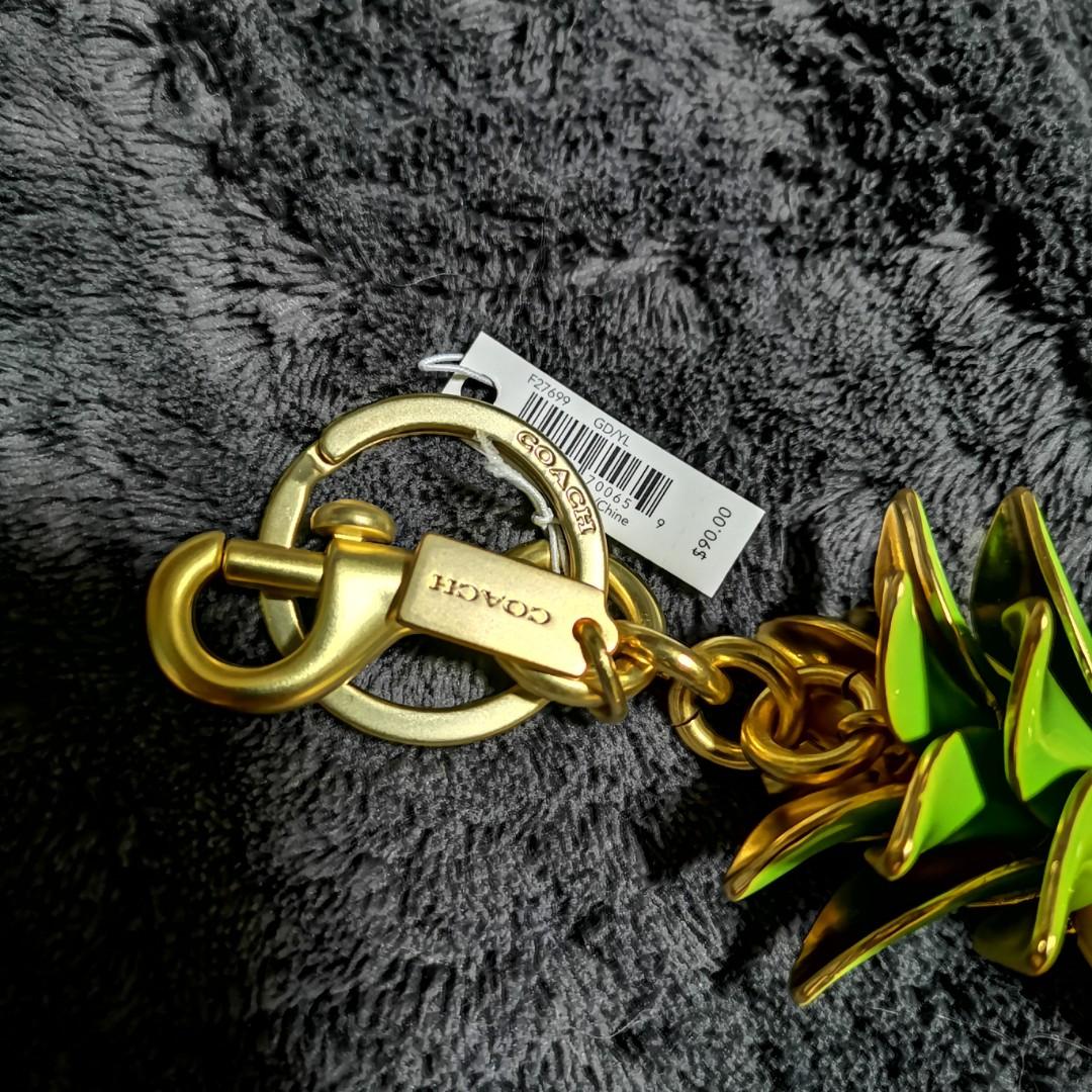 Coach pineapple keychain hot sale
