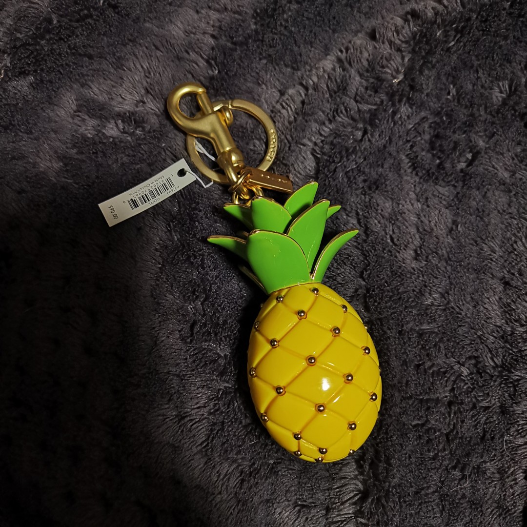 Coach pineapple keychain store